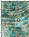 silk printed fabric athyrium