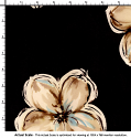 silk printed fabric floria design