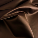 silk duchess satin fabric brown color sales by the yard