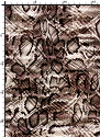 silk printed fabric arisaema