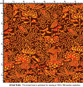silk printed fabric hippolyta design