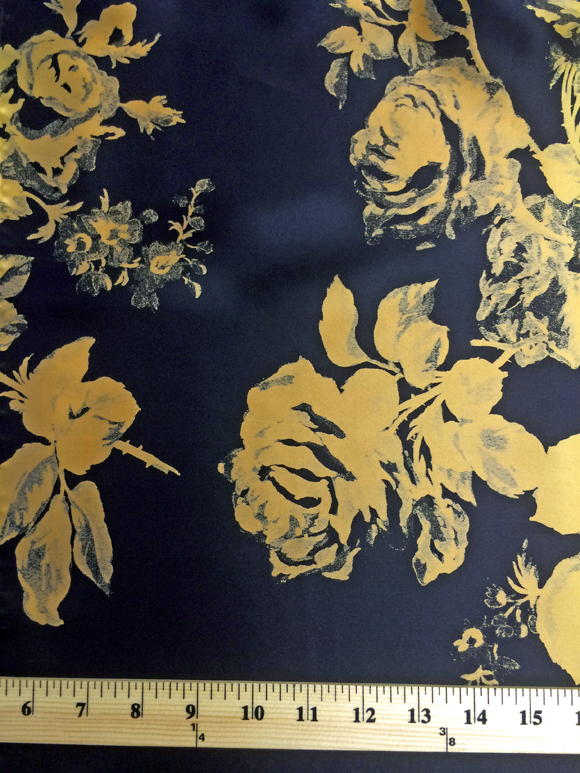 printed silk charmeuse fabric EZ-20401-0389