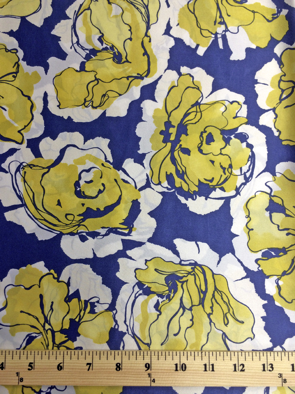 printed silk charmeuse fabric EZ-20401-1210