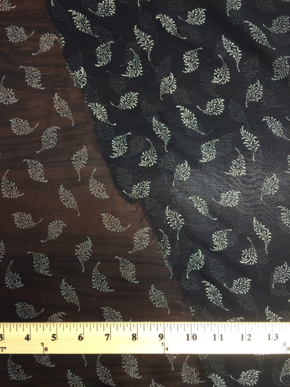EZ-40001-0748: Printed silk chiffon, 8mm, 45