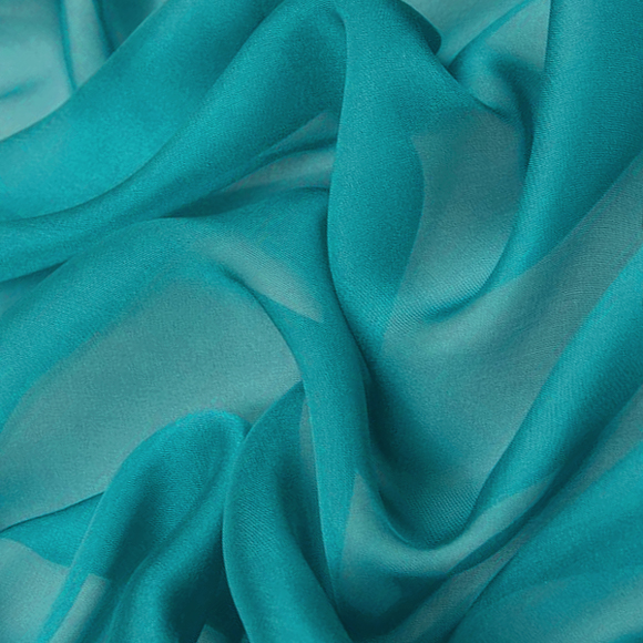 Silk Heavy Chiffon Fabric - 850,000 yds in Stock, Grade A+ Silk Quality