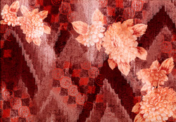 Silk Printed Fabric: Achen