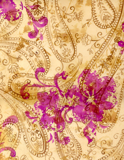 Silk Printed Fabric: Aleka
