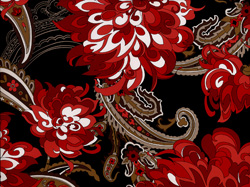Silk Printed Fabric: Armelle 