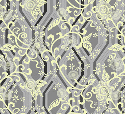 Silk Printed Fabric: Azalea 