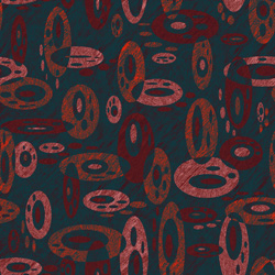 Silk Printed Fabric: Coaler