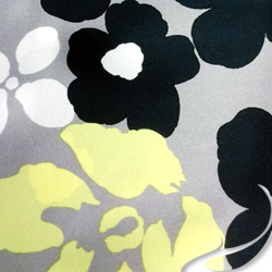 Printed Silk charmeuse Fabric, Floral Print, EZ-20401-1174
