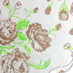 Printed Silk Charmeuse Fabric, Floral Print, EZ-20401-1194