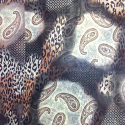 EZ-40001-0761: Printed silk chiffon, 8mm, 45"