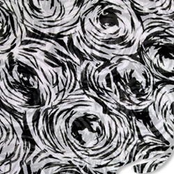 Printed Silk chiffon Fabric, Floral Print, EZ-45001-1172