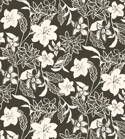 Silk Printed Fabric: Faowind