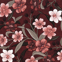 Silk Printed Fabric: Feronia