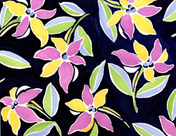Silk Printed Fabric: Fuccienne