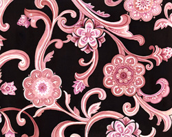 Silk Printed Fabric: Hjordis