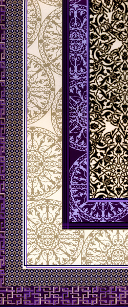 Silk Printed Fabric: Marly