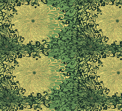 Silk Printed Fabric: Olesia