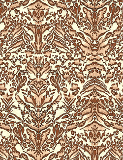 Silk Printed Fabric: Oralie