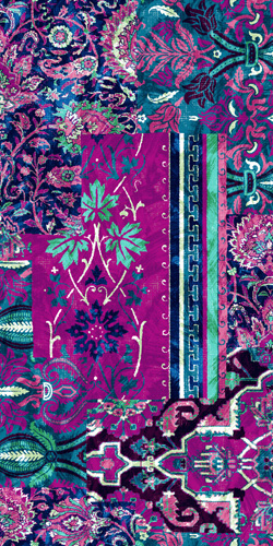 Silk Printed Fabric: Parkview