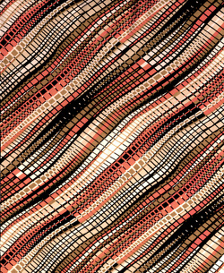 Silk Printed Fabric: Cacarola