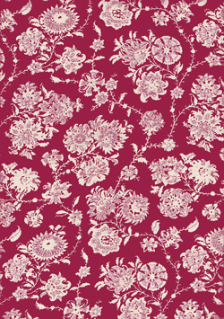 Silk Printed Fabric: Gardenii