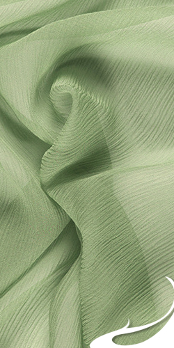 Silk Crinkle Chiffon Fabric, 8mm, 52"
