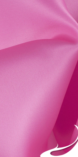 Silk Satin Faced Organza Fabric, 14mm, 53"