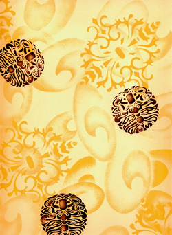 Silk Printed Fabric: Ural