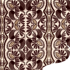 Silk Printed Fabric: Algerine