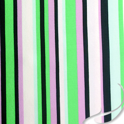 Printed Silk Charmeuse Fabric, Stripe Print, EZ-20001-0872-2, 19mm, 45"