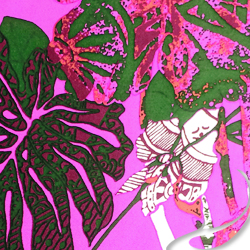 Printed Silk Charmeuse Fabric, Floral Print, EZ-20401-0856, 16mm, 55"