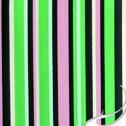 Printed Silk Charmeuse Fabric, Stripe Print, EZ-20401-0872, 16mm, 55"