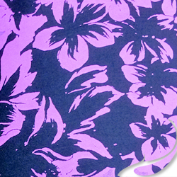 Printed Silk Charmeuse Fabric, Floral Print, EZ-20401-0880, 16mm, 55"