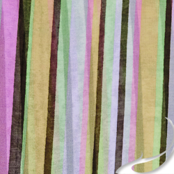 Printed Silk Chiffon Fabric, Stripe Print, EZ-40001-0872, 8mm, 45"