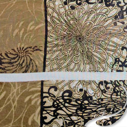 Printed Silk Chiffon Fabric, Conversational Print, EZ-45001-0833