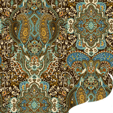 Silk Printed Fabric: Prabhati