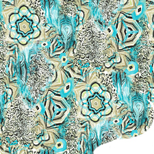 Silk Printed Fabric: Athyrium