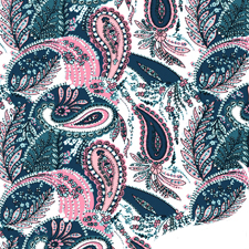 Silk Printed Fabric: Poucos