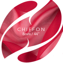 Silk Chiffon Fabric, 8mm, 44"