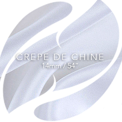 Silk Crepe de Chine Fabric (CDC), 14mm, 54"