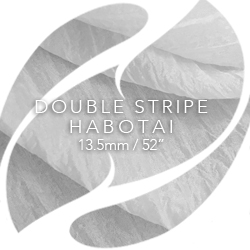 Silk Double Stripe Habotai Fabric, 13.5mm, 52"