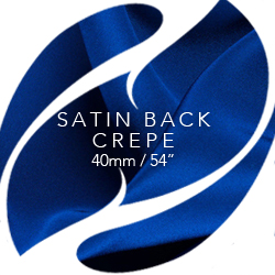 Silk Satin Back Crepe, 40mm, 54"