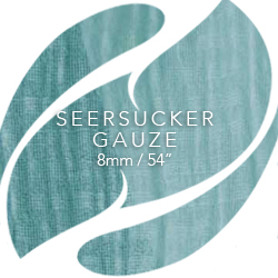 Silk Seersucker Gauze Fabric, 8mm, 54"