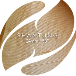 Silk Shantung Fabric, 24mm, 53"