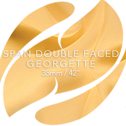 Silk Span Double Faced Georgette Fabric (GGT), 35mm, 42"