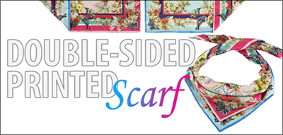 double side silk scarf manufacturer